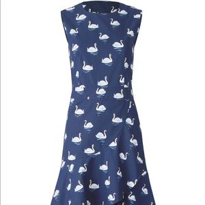 Draper James Blue Swan Dress New With Tag Size 6